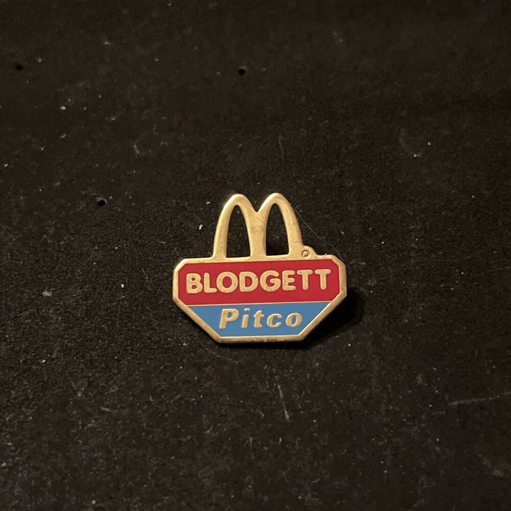 McDonald's Blodgett Pitco Employee Lapel Hat Pin